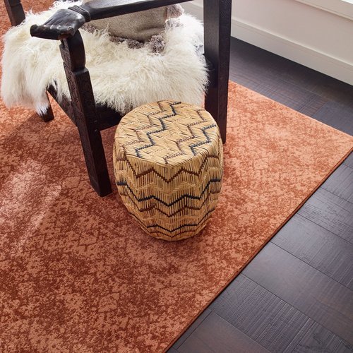 Chair on rug from Carpet World Flooring in Canyon